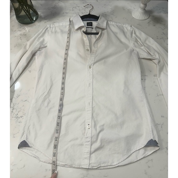 Hugo Boss BOSS Men's Rikki 53 Slim-Fit Shirt - Size Small - Picture 12 of 16